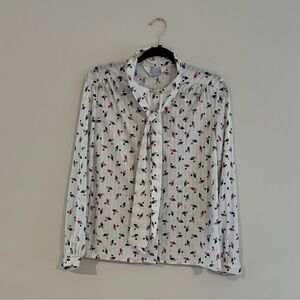 Cape cod match mates vintage blouse